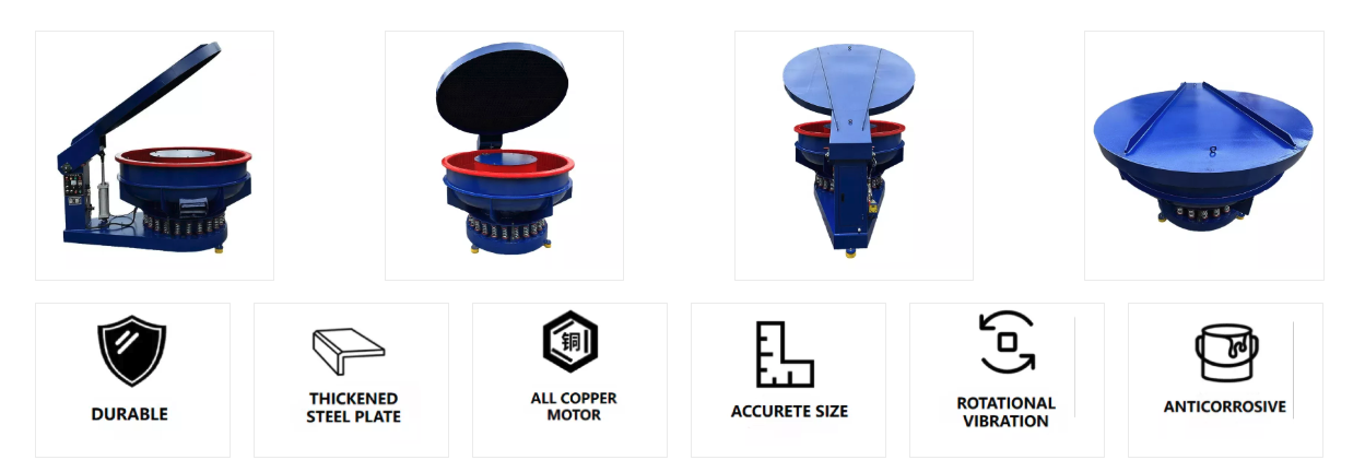 Vibration polishing machine details