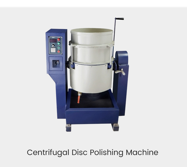 Centrifugal Disc Polishing Machine