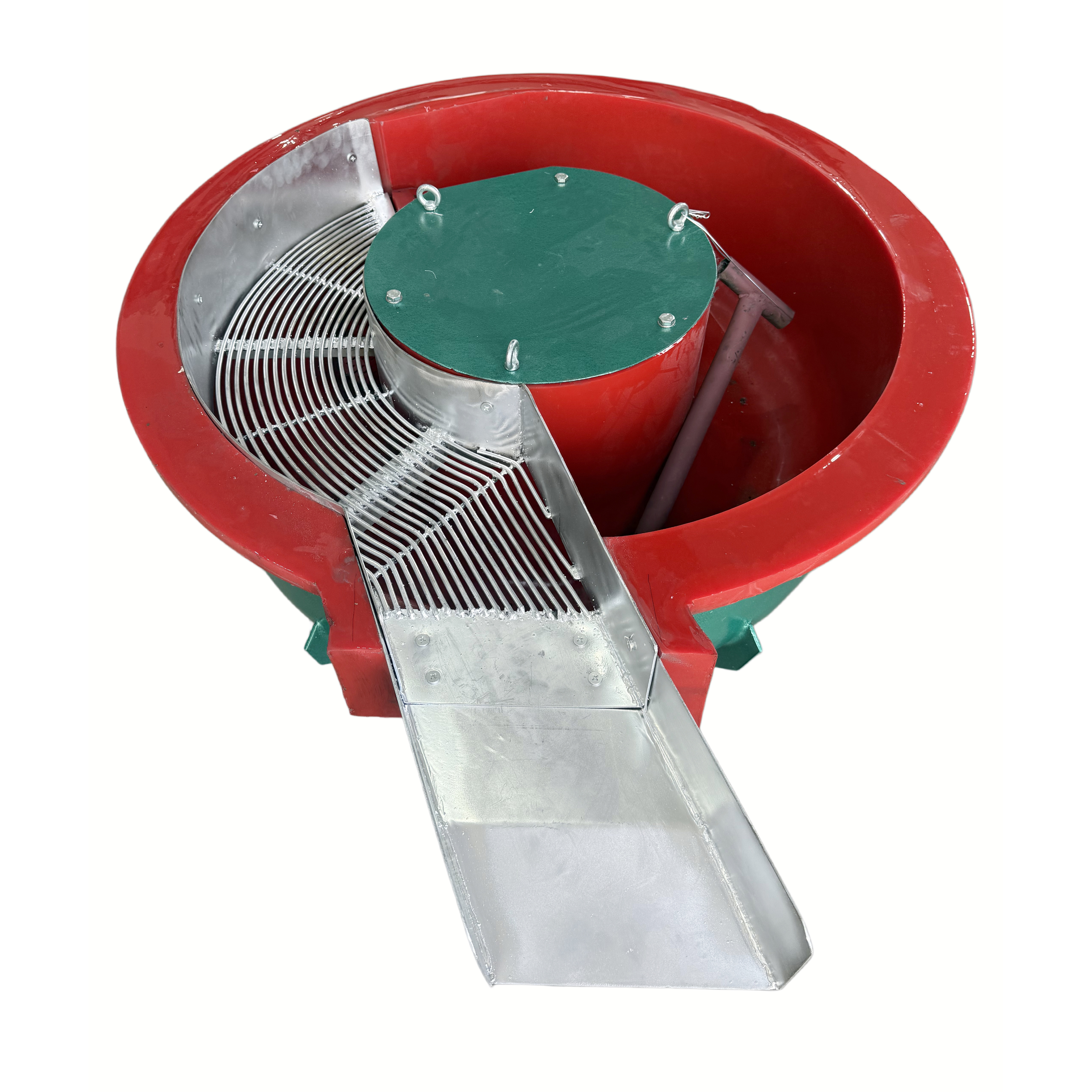 Hand-cranked flip-top cover